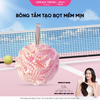  Bông Tắm Tròn Viền Bông, Lưới Tắm PE Mềm Mịn Kì Cọ Tẩy Da Chết Dễ Dàng