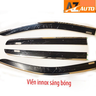 Vè Che Mưa Xe FORD RANGER 2016 - 2024 CHỈ INNOX SÁNG BÓNG