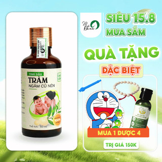 Tinh dầu tràm ngâm củ nén Mệ Đoan giữ ấm kháng khuẩn đuổi muỗi giữ ấm 50ml