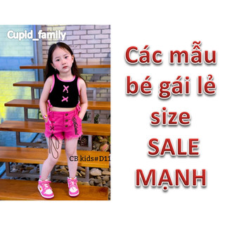 Các mẫu bé gái lẻ size sale, bộ sành điệu cho bé gái - bsndd