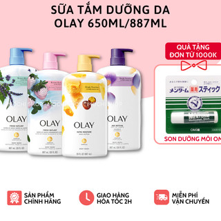 Sữa tắm dưỡng da, dưỡng ẩm olay body wash mỹ 650ml/887ml