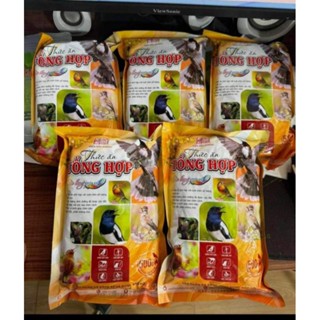  Combo 5 gói cám tổng hợp hiển bảo khánh gói 500g siêu hời  pk96 