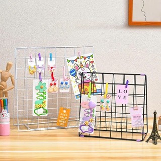 Lưới thép decor bàn học, treo ảnh, giấy nhớ, để đồ trang trí đa năng