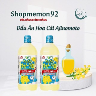 Dầu ăn hoa cải (dầu hạt cải) Ajinomoto Nhật Bản 1 Lít date T11/2025