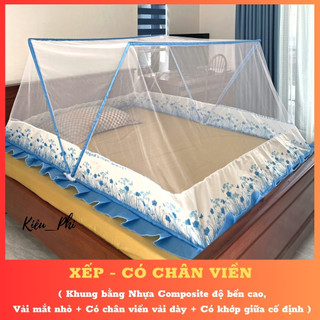Màn chụp tự bung thông minh người lớn - Mùng khung xếp gấp gọn chống muỗi cho người lớn cao cấp Kiều Phi