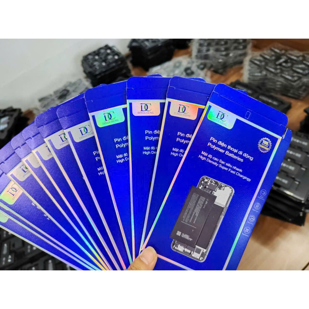 Pin thương hiệu DC Pin  Plus Phiên Bản Dung Lượng Cao, Dung Lượng Cực Đại đủ cho các dòng máy 6sp,7p