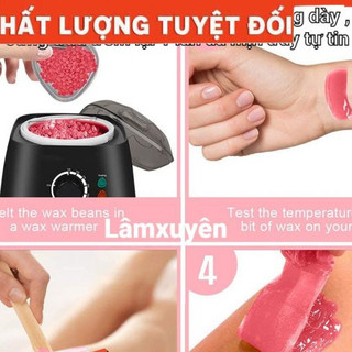 Sáp wax lông nóng BODY WAXING 150Gram  🍔 FREESHIP 🍔được làm từ nhựa và dầu thực vật, có độ dính cao và tính linh hoạt.