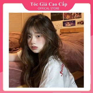 Tóc nữ nguyên đầu xoăn 40cm, c0304