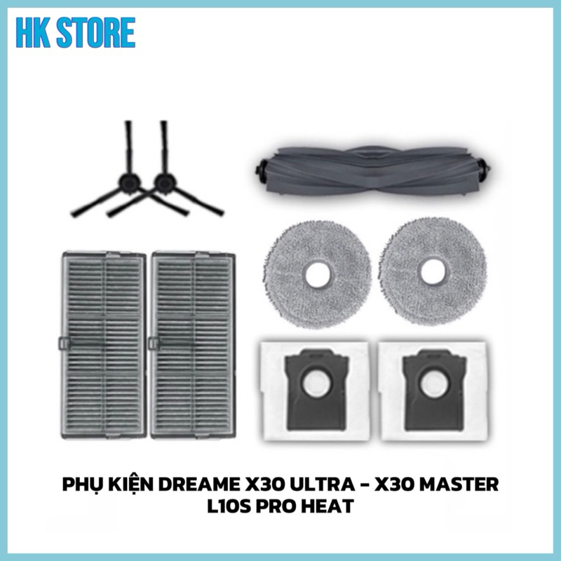 Phụ kiện robot Dreame X30 Ultra - X30 Master - L10S Pro Ultra Heat