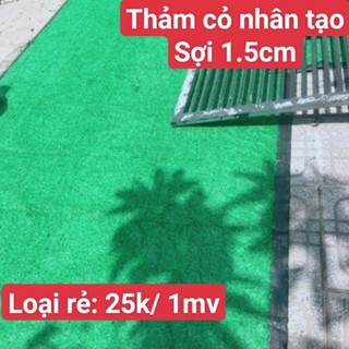 Thảm Cỏ Nhân Tạo | Màu xanh Non | Sợi 1.5cm |. Mẫu giá rẻ