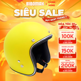 Nón bảo hiểm 3/4 đầu sơn mờ cao cấp