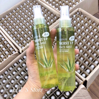 Xịt Khoáng Nha Đam Trắng Sáng Dịu Da Aspas.ia Moist Up Face Mist Aloe 150ml