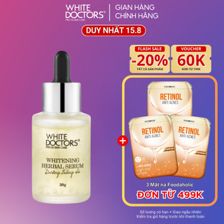 Serum dưỡng da ban đêm White Doctors Whitening Herbal Serum 30g