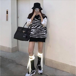 Áo gile len ngựa vằn Qccc siêu xinh