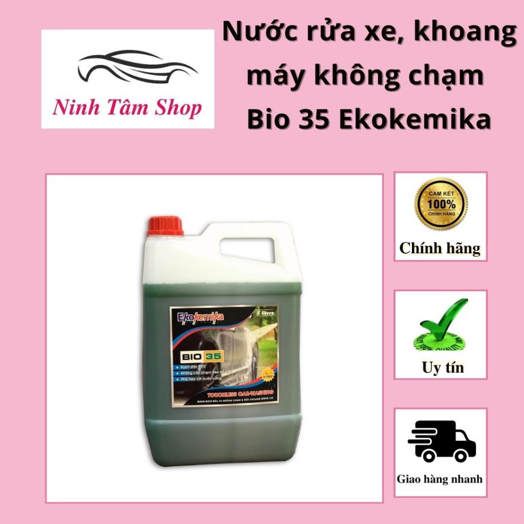 Nước rửa xe và khoang máy không chạm Bio 35 Ekokemika  (5 lít)