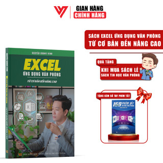 Sách Excel Ứng Dụng Văn Phòng ĐÀO TẠO TIN HỌC Từ Cơ Bản Đến Nâng Cao Có Kèm Video Khóa Học