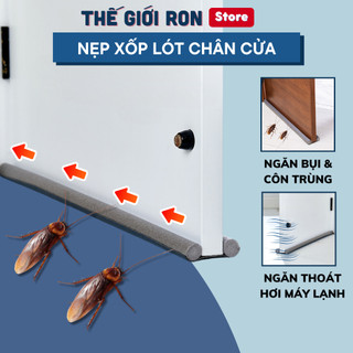 Đệm Chặn Cửa, Thanh Ron Chặn  Khe Cửa 95cm Đa Năng - Ngăn Gió, Cách Nhiệt, Cách Âm, Côn Trùng, Bụi Bẩn
