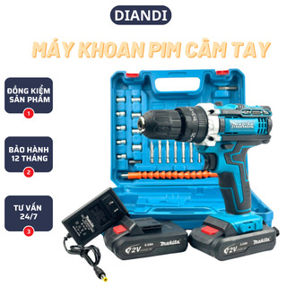 Máy Khoan Pin MAKITA 36V Kẹp Vít, Có Đèn Led, Có Chức Năng Khoan Búa