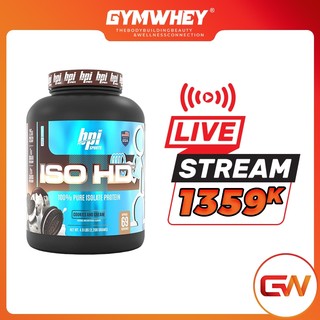 Bpi iso hd 5lbs 69 lần dùng bổ sung protein giúp tăng cơ bpi sports iso hd 100% pure isolate protein