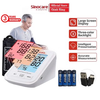 Máy Đo Huyết Áp Bắp Tay Tự Động Sinocare BA-823-Giọng Nói Tiếng Việt