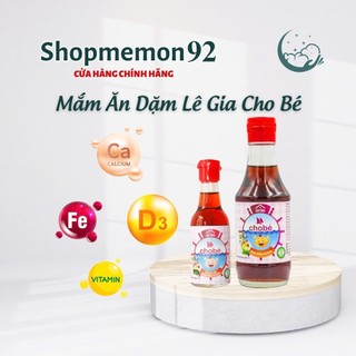 Nước mắm cho bé -Nước mắm Lê Gia cho bé ăn dặm bổ dưỡng giúp ăn ngon hơn 60ml/200ml date t1-2/2026