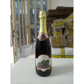 Thùng x 6 chai nước trái cây đà lạt sparkling juice 750ml-nho đỏ