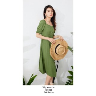 Váy xanh lá thương hiệu Eifini