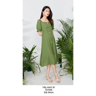 Váy xanh lá thương hiệu Eifini