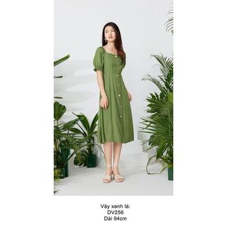 Váy xanh lá thương hiệu Eifini