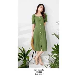 Váy xanh lá thương hiệu Eifini