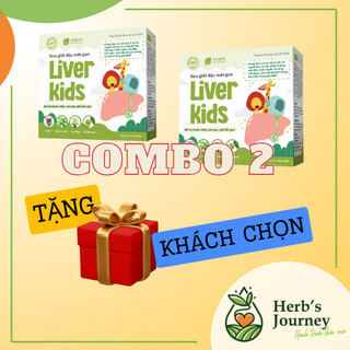 COMBO 2 siro LIVER KIDS giải độc mát gan từ thảo dược cho trẻ em - CT DP GPV