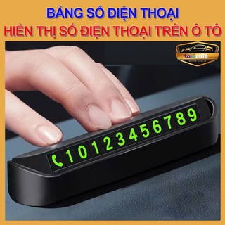 Bảng sdt để trên xe hơi ô tô để người lạ liên hệ , phụ kiện ô tô, bộ hiển thị số điện thoại để taplo lắp oto
