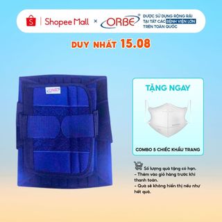 Đai lưng cột sống orbe h1 hỗ trợ cố định, ổn định giảm chịu lực vùng thắt lưng