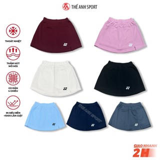 Váy cầu lông Yonex, váy thể thao nữ dành cho tập luyện và thi đấu thể thao co giãn 4 chiều (A22)