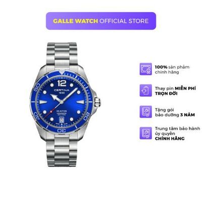 Đồng Hồ Nam Certina DS Action Day-Date C032.451.11.047.00, dây đeo thép không gỉ, mặt kính saphire