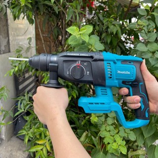 Máy Khoan Bê Tông Pin K-MAX chân pin MAKITA - Động Cơ Không Chổi Than - 3 Chức Năng Khoan Đục Búa