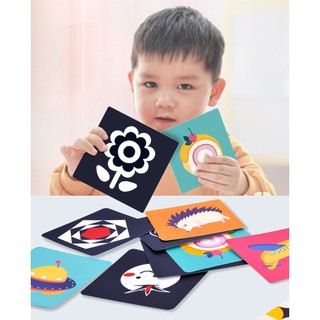 BỘ THẺ ĐEN TRẮNG VÀ MÀU SẮC KÍCH THÍCH THỊ GIÁC CHO TRẺ SƠ SINH