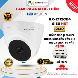 Camera analog bán cầu nhựa Kb-Vision Kx-2112CB4 2.0Megapixels