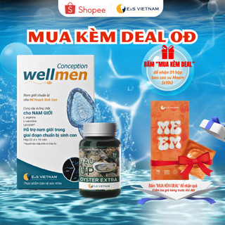 Combo Wellmen & Hàu Up - Cải Thiện Chất Lượng Tinh Trùng  - Tăng Cường Sinh Lý Nam Giới