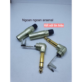 Jack 6 ly (6.5ly) cong stereo cao cấp hãng AMPHENOL. Báo giá 1 cái