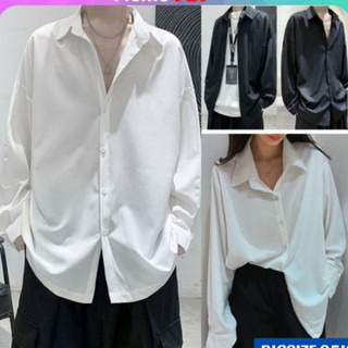W Áo sơ mi trắng Bigsize  tay dài nam nữ form rộng unisex đi học oversize hàn quốc xanh đỏ be vàng, SƠ MI WINTER WIND W2