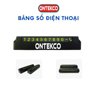Bảng số điện thoại Ontekco dành cho xe ô tô để trên taplo trang trí đẹp mắt, dễ dàng liên hệ khi đỗ xe