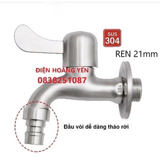 VÒI HỒ Inox 304, Vòi Vườn Sus304, Vòi Nước Gắn Tường Giá Rẻ