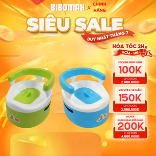 Bô vệ sinh cho bé có ngai tựa lưng Việt Nhật tiện lợi