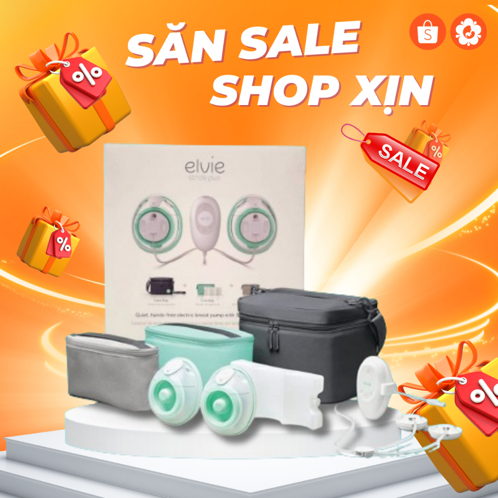 Máy Hút Sữa Elvie stride plus cho mẹ - BH 12 tháng