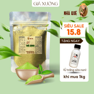 Bột Trà Xanh Handmade nguyên chất đắp mặt trắng da 100Gram