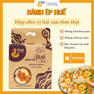 Bánh ép Hue One Food vị hải sản tôm thịt hộp nhỏ 40g thơm ngon giòn rụm