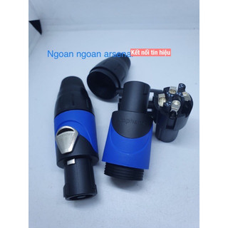 Jack loa speakon cao cấp nhập khẩu chính hãng AMPHENOL. Báo giá 1 cái.