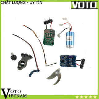 Linh kiện máy kéo cắt cành (mạch điều khiển, công tắc, motor, bánh răng, lưỡi kéo...)