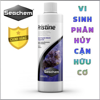 Bổ sung vi sinh sống giúp nước trong, khử mùi tanh cho hồ cá nước ngọt hoặc nước mặn Seachem Pristine 250ml